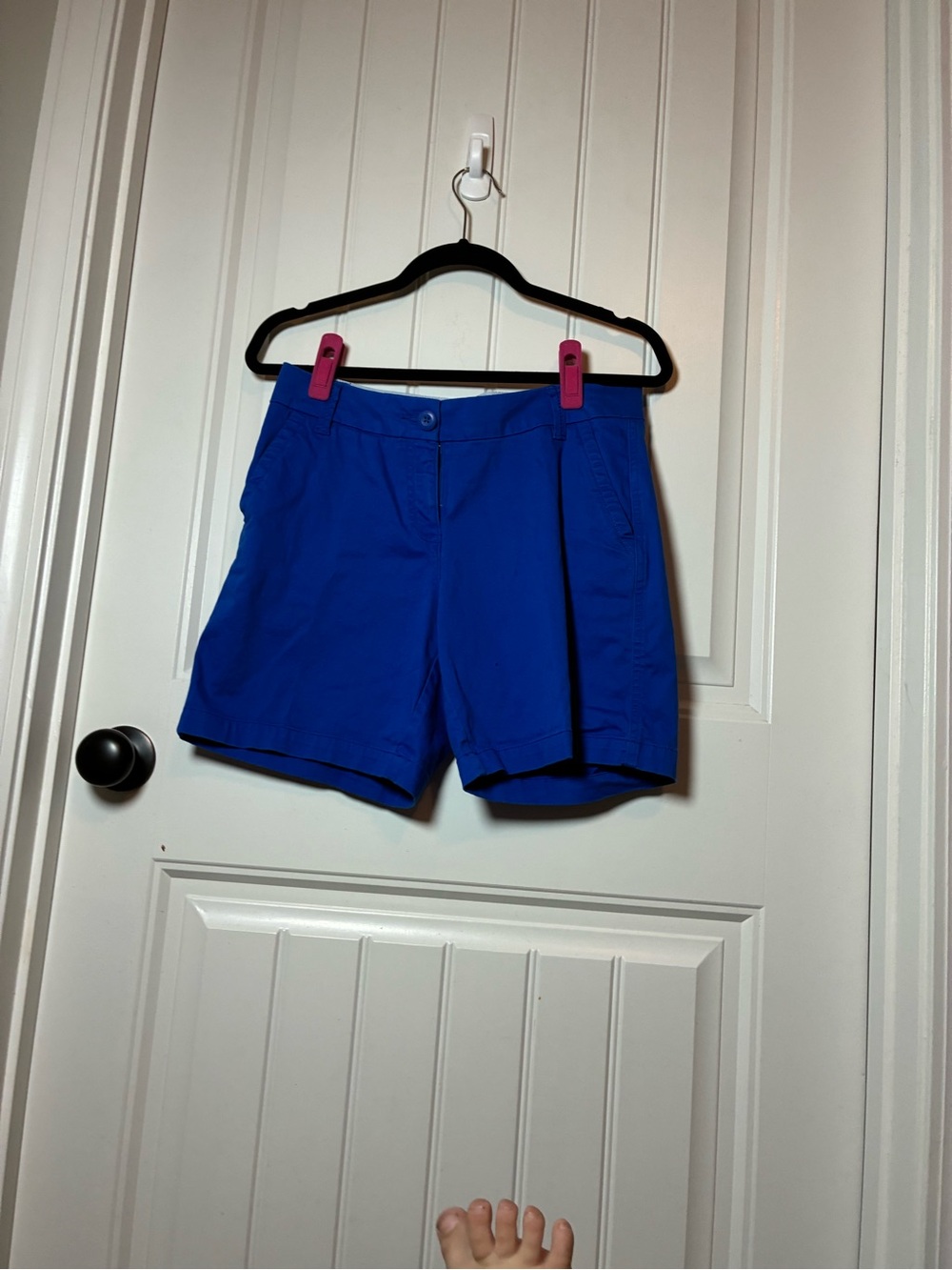 crown & ivy Royal Blue Womens Cargo Shorts